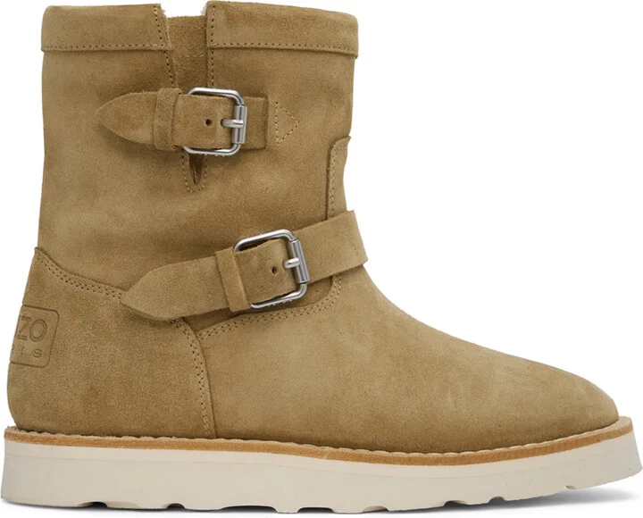 Kenzo Beige Kenzo Paris Kenzocozy Boots