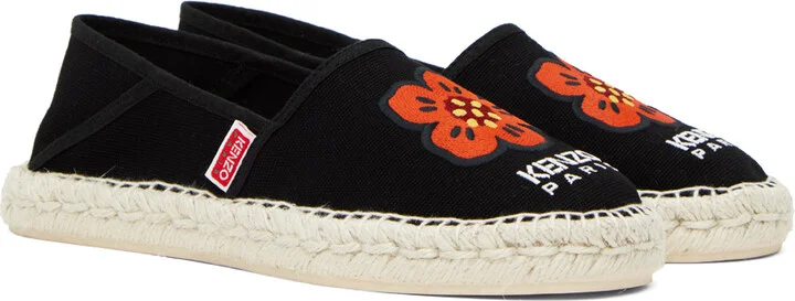 Kenzo Black Kenzo Paris Boke Flower Espadrilles - Image 4