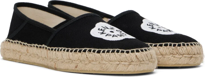 Kenzo Black Kenzo Paris Classic Espadrilles - Image 4
