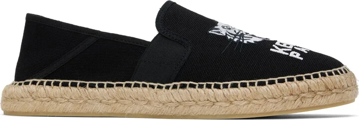 Kenzo Black Kenzo Paris Elastic Espadrilles