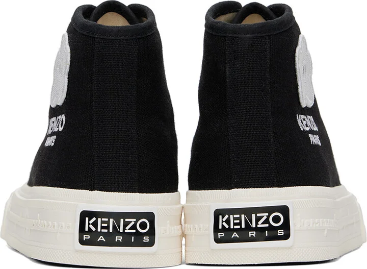 Kenzo Black Kenzo Paris Foxy High Top Sneakers - Image 2