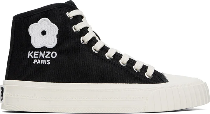 Kenzo Black Kenzo Paris Foxy High Top Sneakers