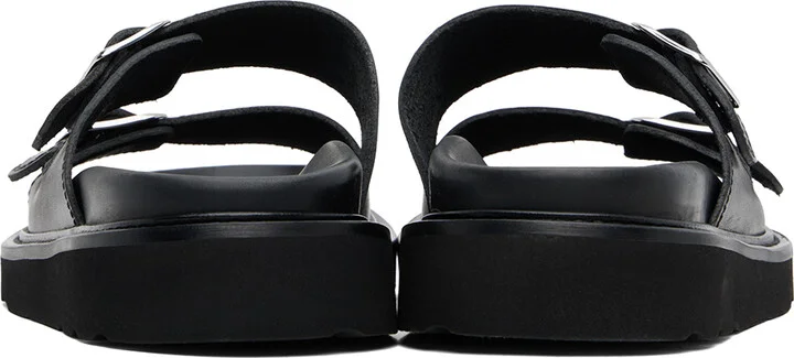 Kenzo Black Kenzo Paris 'Kenzo Matto' Leather Mules - Image 2