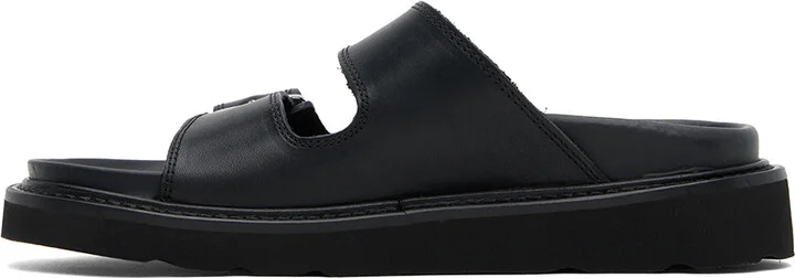 Kenzo Black Kenzo Paris 'Kenzo Matto' Leather Mules - Image 3
