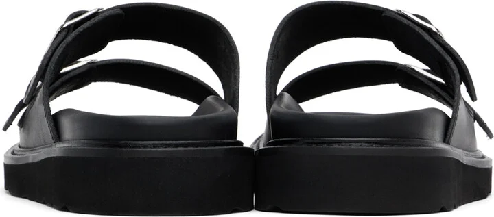 Kenzo Black Kenzo Paris 'KENZO Matto' Sandals - Image 2
