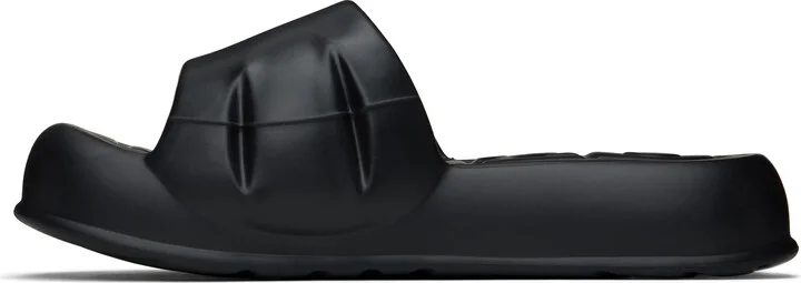 Kenzo Black Kenzo Paris 'KENZO-Splash' Pool Slides - Image 3