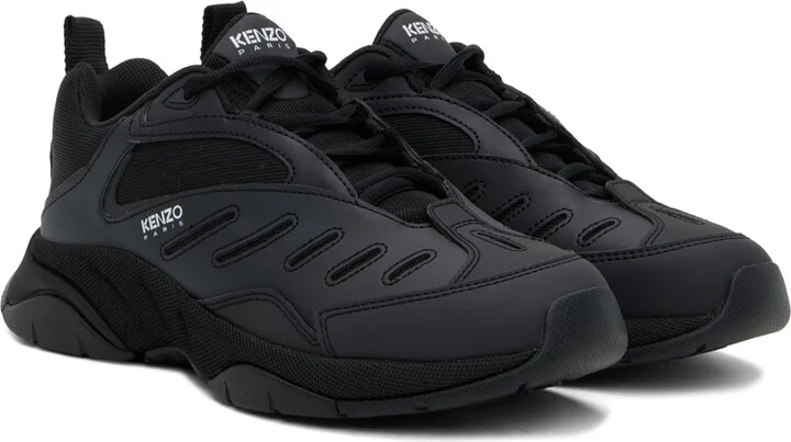 Kenzo Black Kenzo Paris 'Kenzo X' Sneakers - Image 4