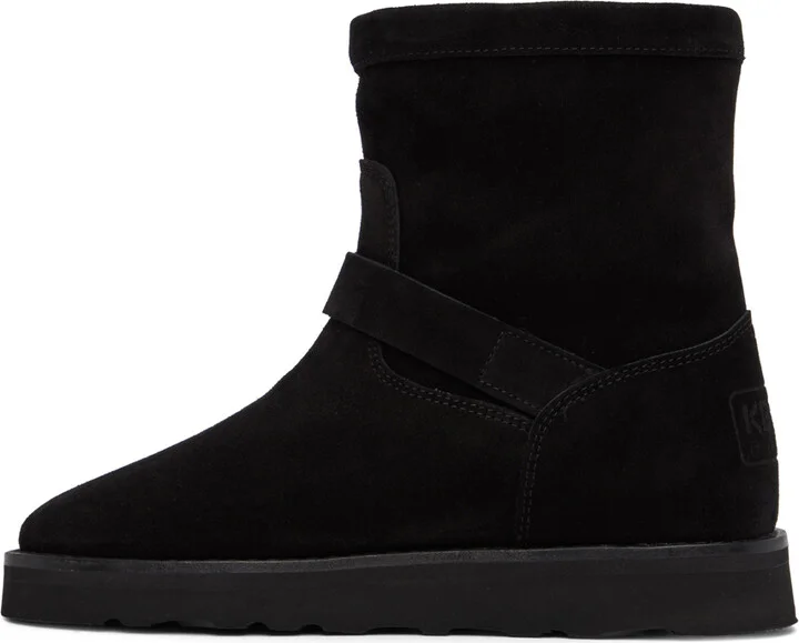 Kenzo Black Kenzo Paris Kenzocozy Boots - Image 3