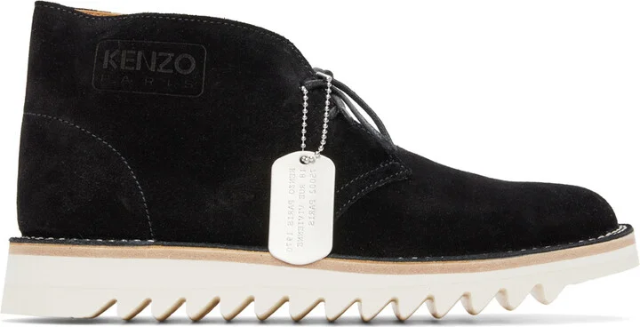 Kenzo Black Kenzo Paris Wave Boots