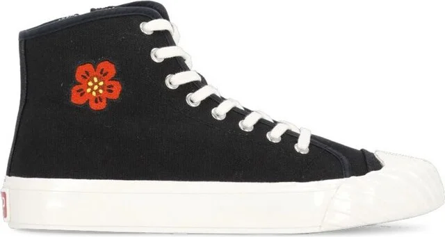 Kenzo Boke Flower Motif High-Top Sneakers