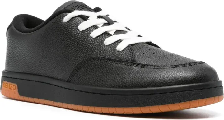 Kenzo-Dome grained leather sneakers - Image 2