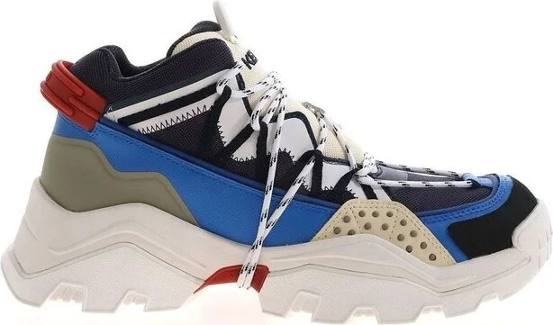 Kenzo Inka Color-Block Lace Up Sneakers