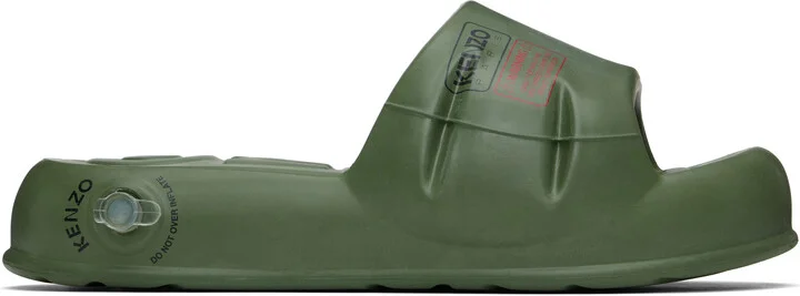 Kenzo Khaki Kenzo Paris 'KENZO-Splash' Pool Slides