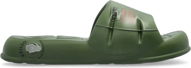 Kenzo Logo Embossed Slides
