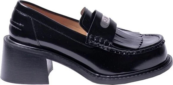 Kenzo Logo-Plaque Fringe-Detailed Loafers