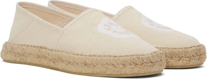 Kenzo Off-White Kenzo Paris Classic Espadrilles - Image 4