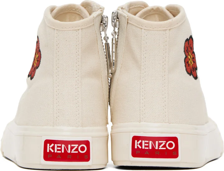 Kenzo Off-White Kenzo Paris Kenzoschool High Top Sneakers - Image 2
