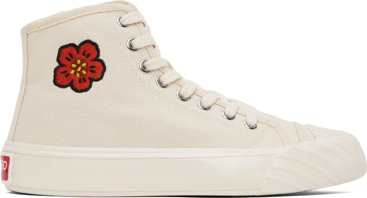 Kenzo Off-White Kenzo Paris Kenzoschool High Top Sneakers