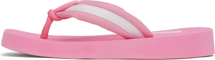 Kenzo Pink Setta Flip Flops - Image 3