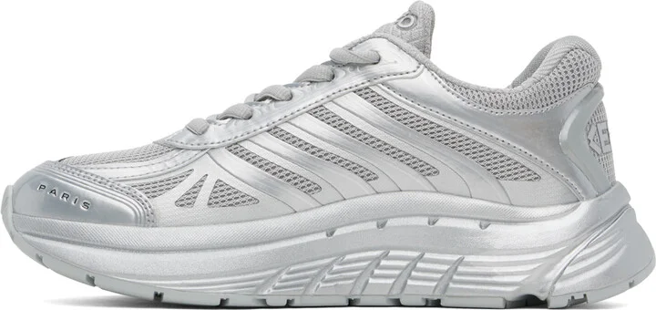 Kenzo Silver Kenzo Paris 'Kenzo-Pace' Sneakers - Image 3