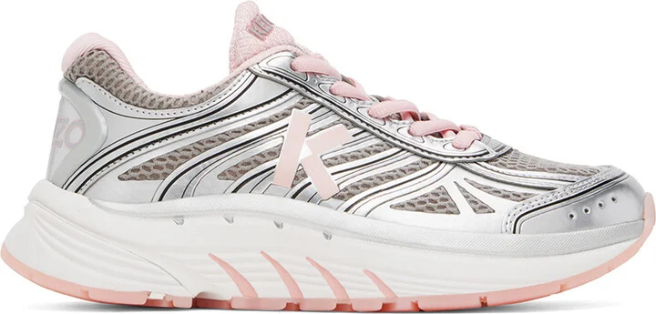 Kenzo Silver Kenzo Paris Pace Sneakers