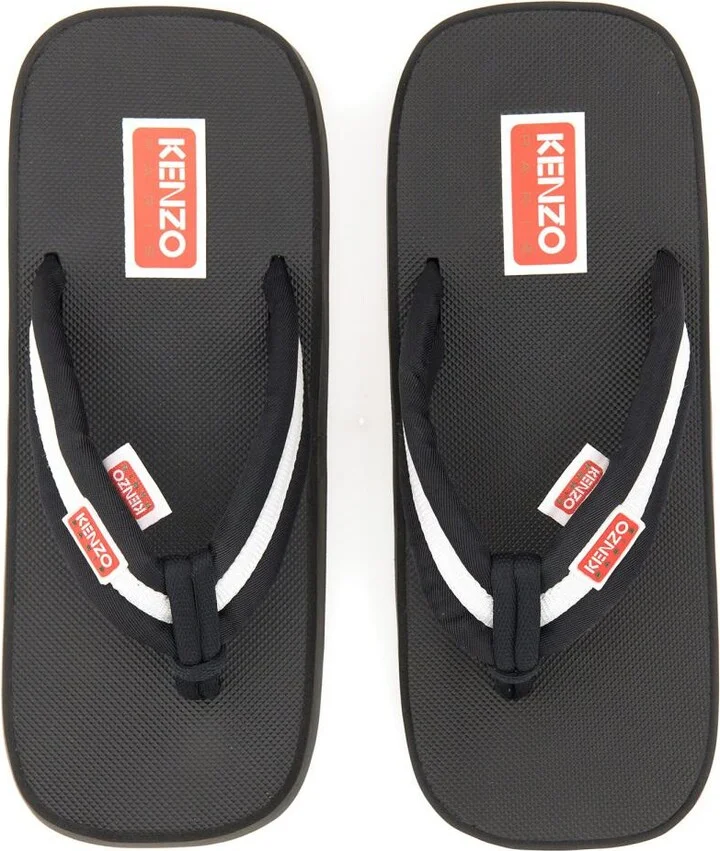Kenzo Slide Sandal With Logo - Image 2