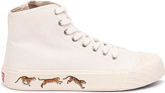 Kenzo Tiger Printed High-Top Sneakers