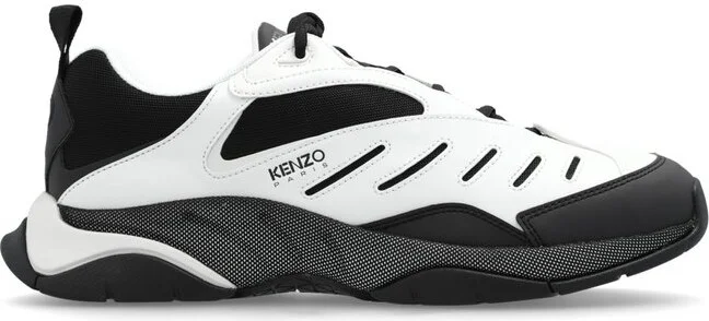 Kenzo Two-Toned Lace-Up Sneakers