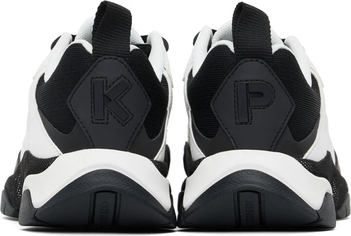 Kenzo White & Black Kenzo Paris X-Trainer Sneakers - Image 2