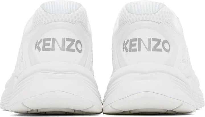 Kenzo White Kenzo Paris 'Kenzo-Pace' Sneakers - Image 2