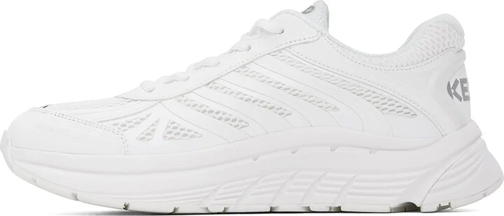 Kenzo White Kenzo Paris 'Kenzo-Pace' Sneakers - Image 3