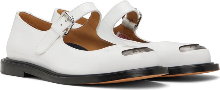 Kenzo White Kenzo Paris Mary Jane Loafers - Image 4