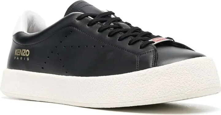 Kenzoswing lace-up leather sneakers - Image 2