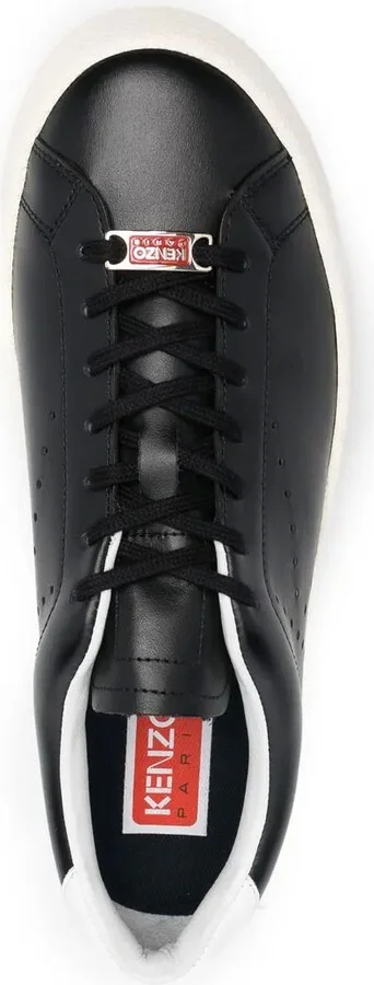 Kenzoswing lace-up leather sneakers - Image 4