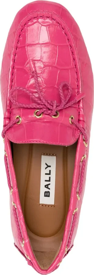 Kerbs crocodile-effect loafers - Image 4