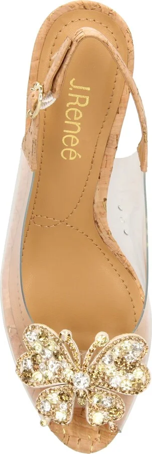 Kerensa Crystal Butterfly Slingback Pump - Image 5