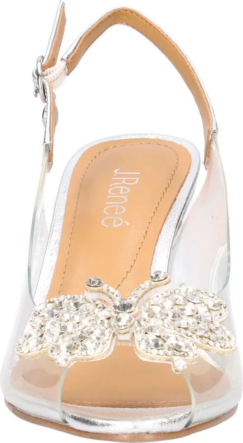 Kerensa Crystal Butterfly Slingback Pump - Image 11
