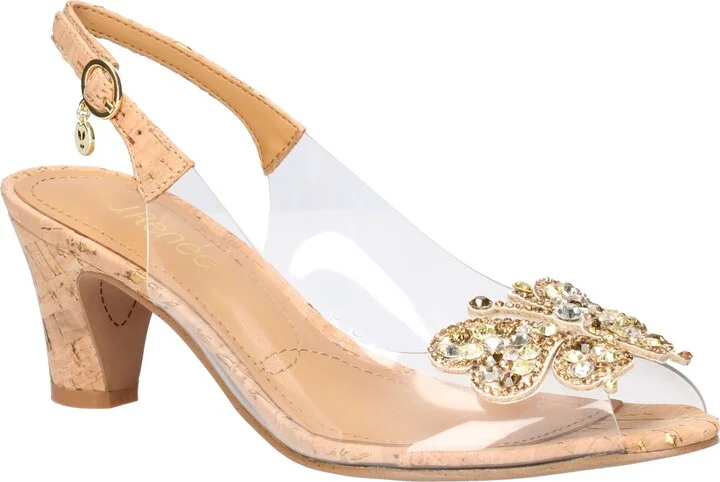 Kerensa Crystal Butterfly Slingback Pump