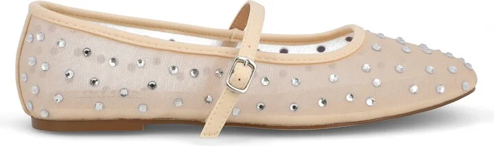 Kerra Rhinestone Stud Ballet Flat - Image 2