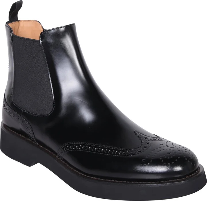 Ketsby Polish Black Ankle Boots - Image 2