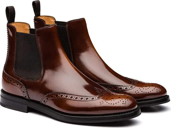 Ketsby polished Chelsea boots - Image 2