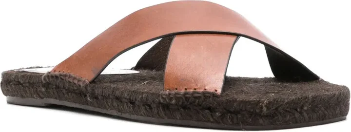 Kevin leather espadrille slides - Image 2