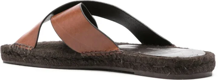 Kevin leather espadrille slides - Image 3