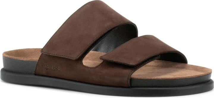 Kevin Leather Strap Slide Sandal