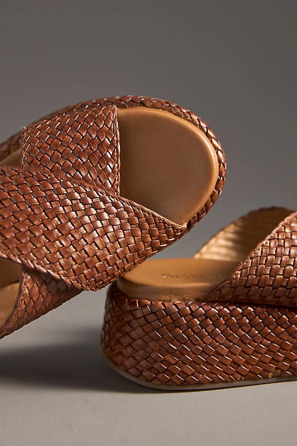 Key West Woven Platform Slide Sandals - Image 3