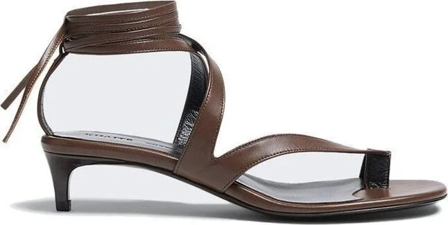 Khaite Aimee Kitten Heel Sandals