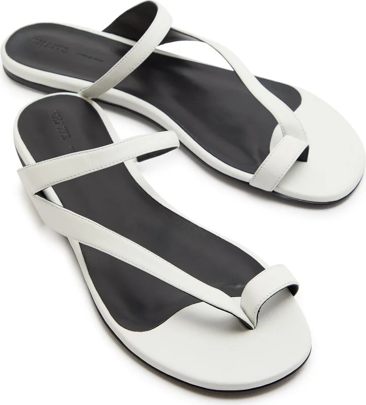 Khaite Aimee Leather Sandals - Image 3
