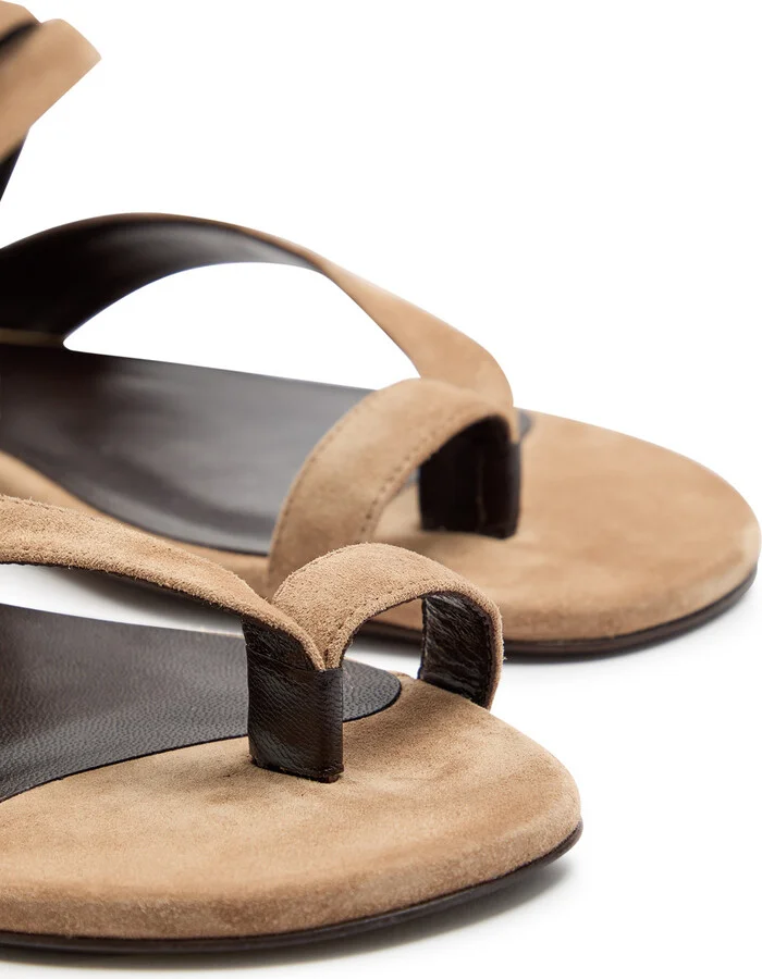 Khaite Aimee Suede Sandals - Image 4