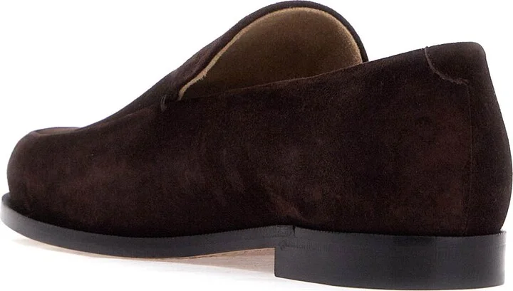 KHAITE alessio suede leather mocc - Image 2