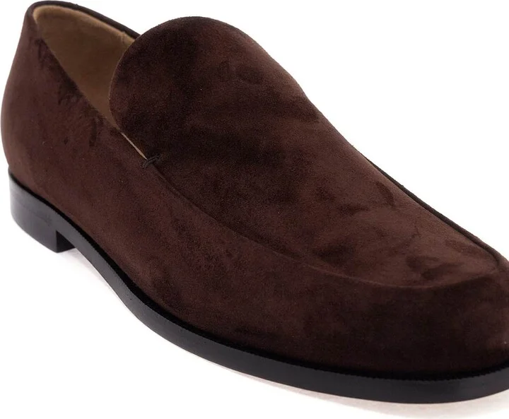 KHAITE alessio suede leather mocc - Image 4